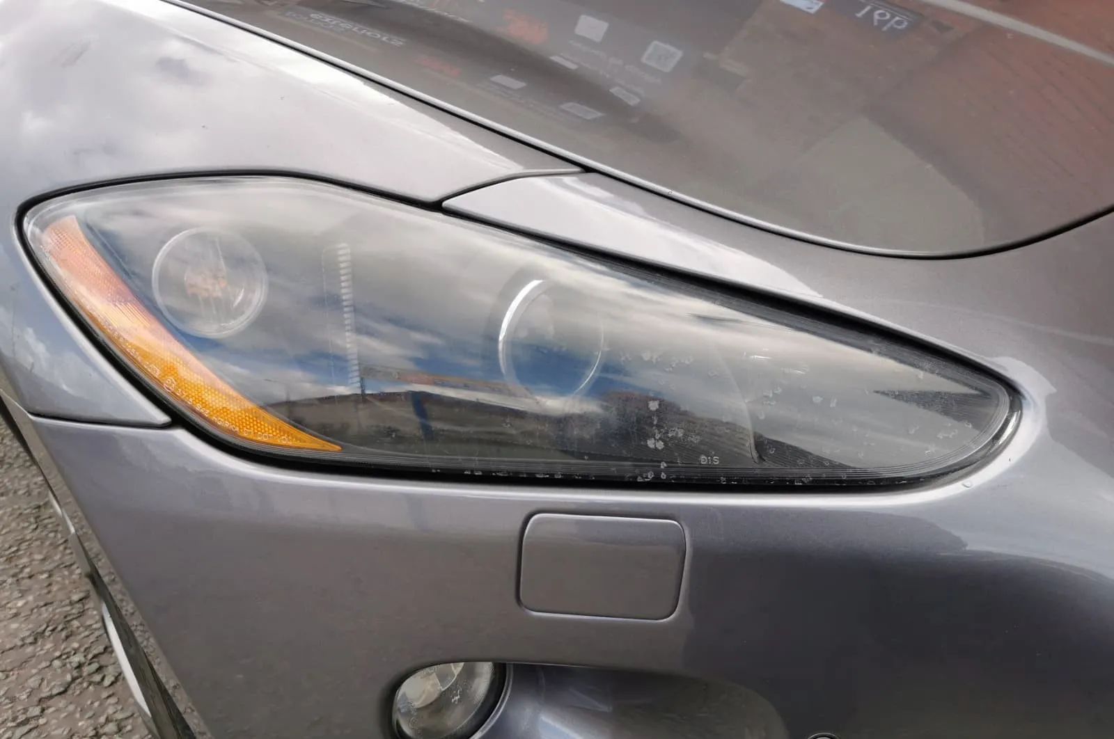 Headlight Restoration before result